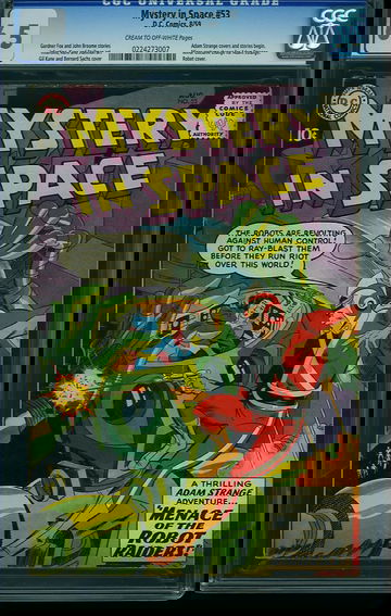 MYSTERY IN SPACE #53, CGC 6.5 FN+