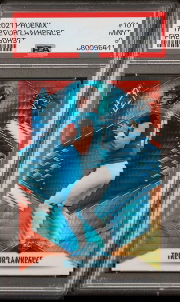 2021 Phoenix FIRE BURST #101 Trevor Lawrence rookie PSA 9