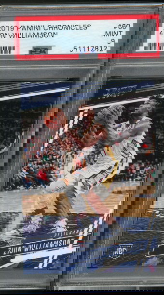 2019 Chronicles Prestige Zion Williamson PSA 9 