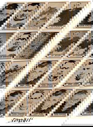 1962 Topps Canadian Football League Lot 24 Cards EX++-NM