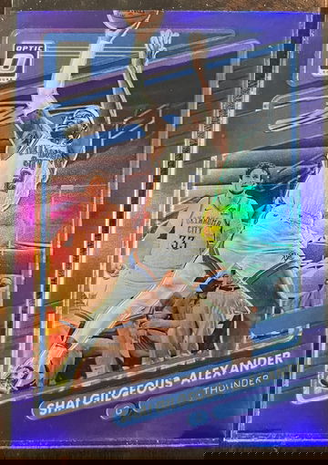 2021-22 Donruss Optic Shai Gilgeous-Alexander Purple Prizm