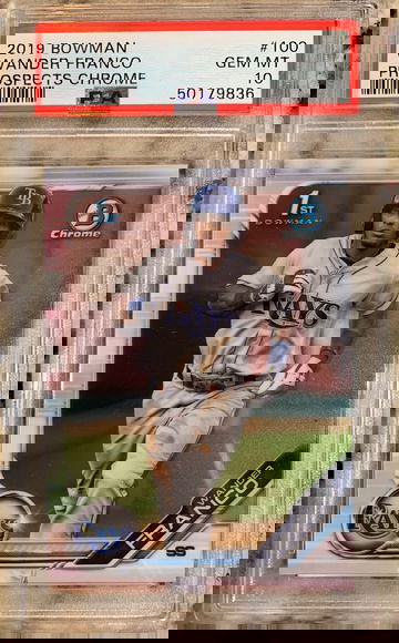 2019 Bowman Wander Franco Prospects Chrome PSA 10 GEM MINT