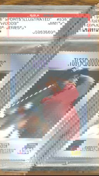 1996 S I for Kids #536 Tiger Woods RC PSA 9