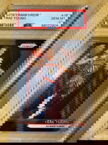 2018 PRIZM TRAE YOUNG RC PSA 10 GEM MINT #78