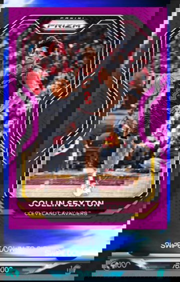 2020 Panini Prizm Purple Collin Sexton 76/100