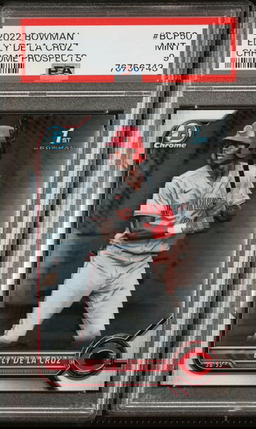 2022 Bowman Chrome Prospect Elly De La Cruz #BCP50 PSA 9