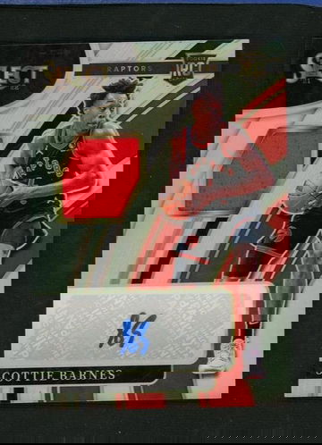 2021 Panini Select RJ-SBN Scottie Barnes Rookie /199 Toronto Raptors Auto