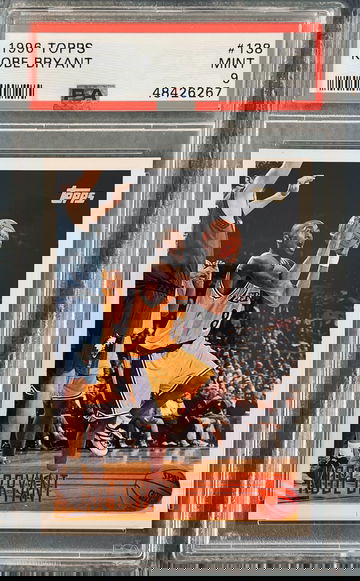 Kobe Bryant Topps 1996 Rookie #138 Mint PSA 9