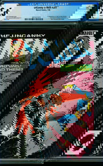 X-MEN #201, CGC 9.6 NM+ -- 1st App Cable as Baby Nathan Summers