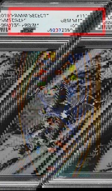 2019 SELECT SNAPSHOTS SILVER PRIZM DK METCALF ROOKIE RC #11 PSA 10 GEM MINT PWCC vault stored 