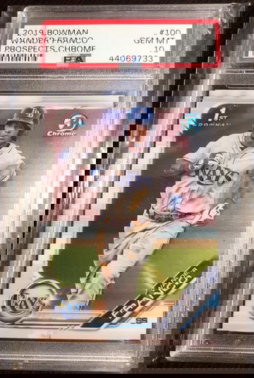 Wander Franco 2019 1st Bowman Chrome PSA 10