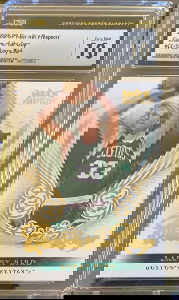 2008 - 09 Fleer Basketball Hot Prospects Larry Bird #CC-28 Cream of the Crop - Grade CSG 10