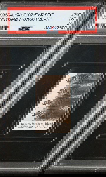 1936 Alfa Olymp-Skylt USA Women 4x100m Relay Team Track & Field #76