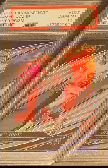 2019 Panini Select Daniel Jones Field Level Silver PSA 10