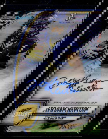 2024 Bowman University Chrome Jerjuan Newton #PA-JNE Auto /10