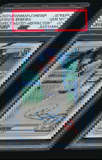 2020 Bowman Chrome Everson Pereira Refractor Auto PSA 10