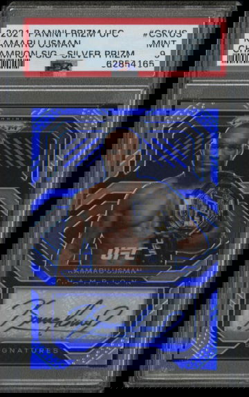 2021 Panini Prizm UFC Champion Sig - Silver Prizm PSA 9 MINT