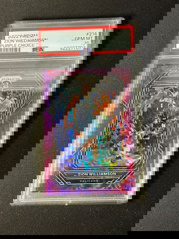 2022 Prizm /20 Purple Zion Williamson PSA 10 