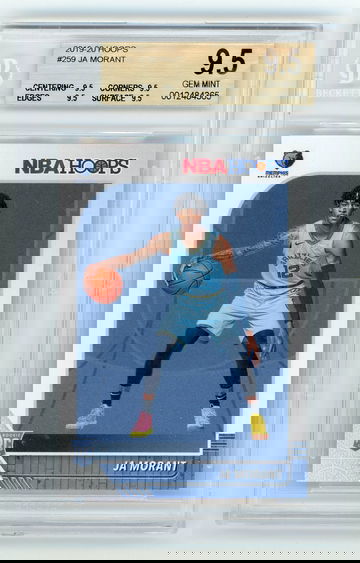 2019-20 Ja Morant Hoops 259 BGS 9.5 True Gem
