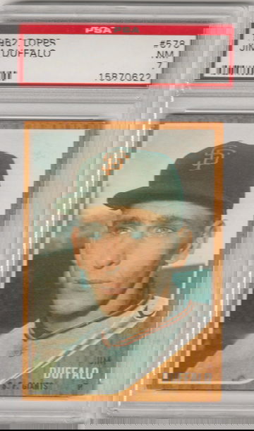 1962 Topps #578 Jim Duffalo PSA 7 (Near Mint) 