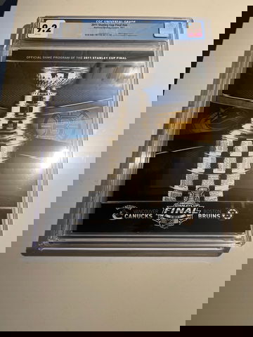 CGC 9.2 2011 Official Stanley Cup Program Boston vs Vancouver