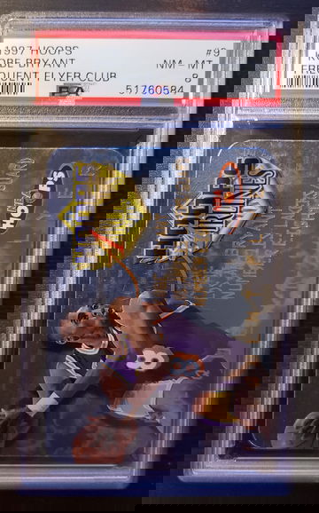 1997 HOOPS FREQUENT FLYER CLUB KOBE BRYANT PSA 8