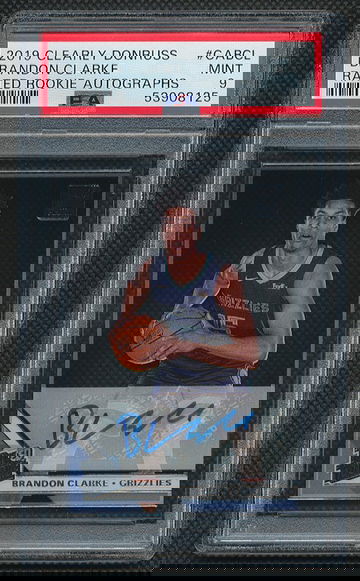 2019 Clearly Donruss Brandon Clarke Auto