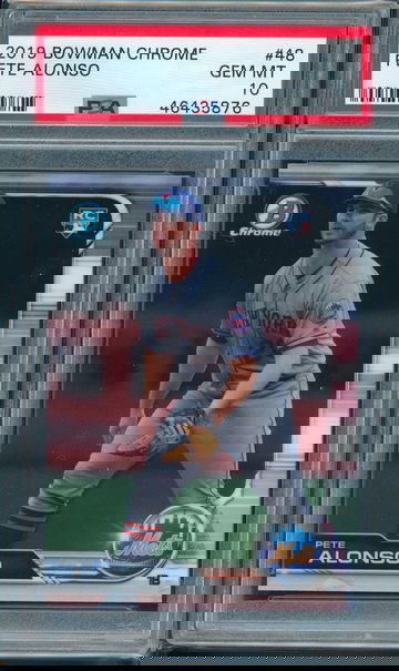 Pete Alonso - 2019 Bowman Chrome PSA 10