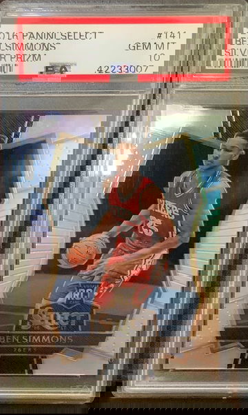 2016 Panini Select Ben Simmons Premier Level Silver Prizm PSA 10