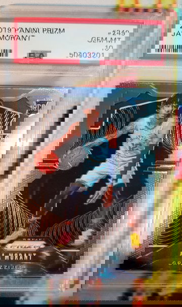 2019-20 Prizm #249 Ja Morant Base PSA 10