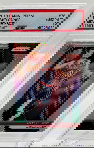 Trae Young Silver Prizm PSA 10