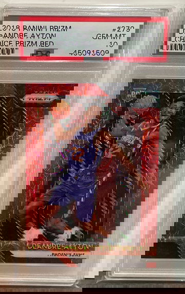 2018 Panini Prizm DeAndre Ayton Red Choice /88 PSA 10