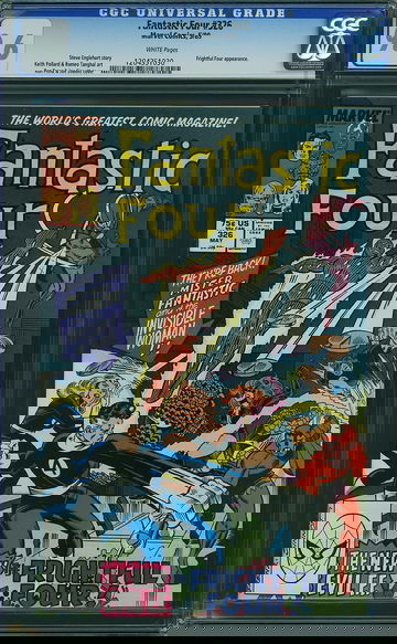 FANTASTIC FOUR #326, CGC 9.6 NM+