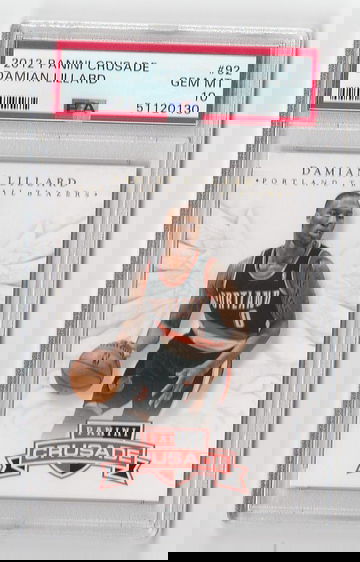 PSA 10 2012 PANINI CRUSADE DAMIAN LILLARD RC #92