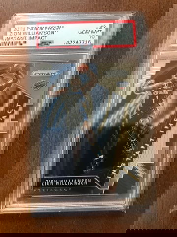 Zion Williamson 2019 Prizm Instant Impact