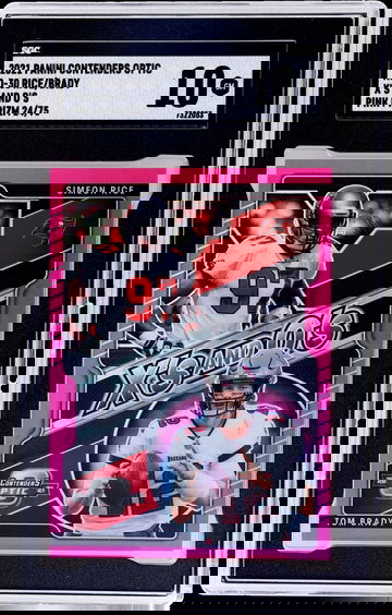 2021 Panini Contenders Optic X's and O's Tom Brady #XO-30 /75 SGC 10