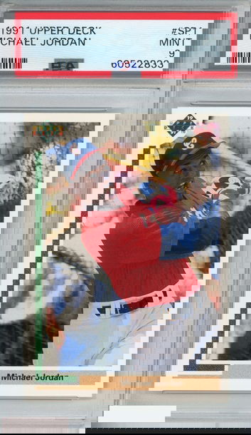 1991 UPPER DECK MICHAEL JORDAN #SP1 CHICAGO WHITE SOX PSA 9 MINT