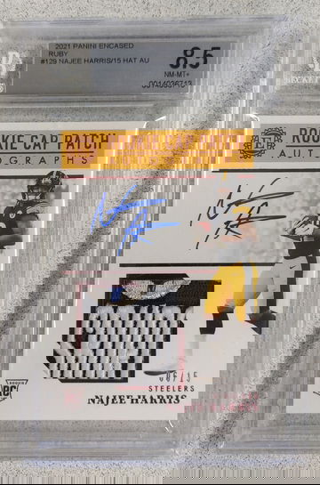 2021 Panini Encased Ruby Najee Harris Auto/Patch 6/15