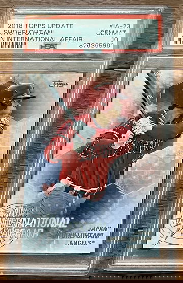 2018 Topps Update Shohei Ohtani An International Affair PSA 10 #IA-23 RC
