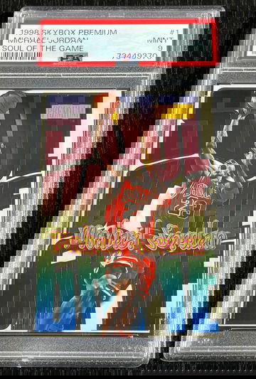 Michael Jordan 1998 Skybox Premium Soul of the Game PSA Mint 9