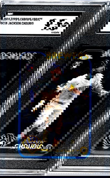 2024 Topps Chrome Update #USC18 Jackson Chourio SGC 9.5