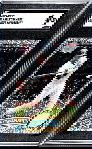 2011 Topps #20 Hanley Ramirez Diamond Anniversary SGC 9