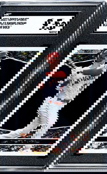 2021 Topps Update #BG-13 Shohei Ohtani Black Gold SGC 9.5