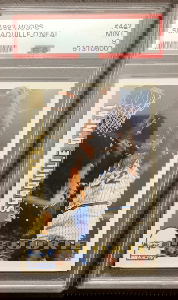 1992 Hoops Shaquille O'Neal #442 PSA 9 Mint