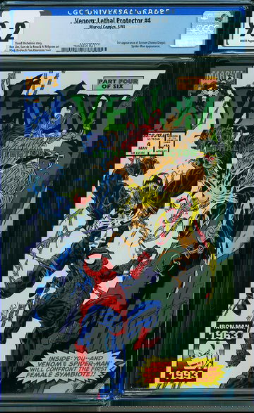 VENOM: LETHAL PROTECTOR #4, CGC 9.2 NM-