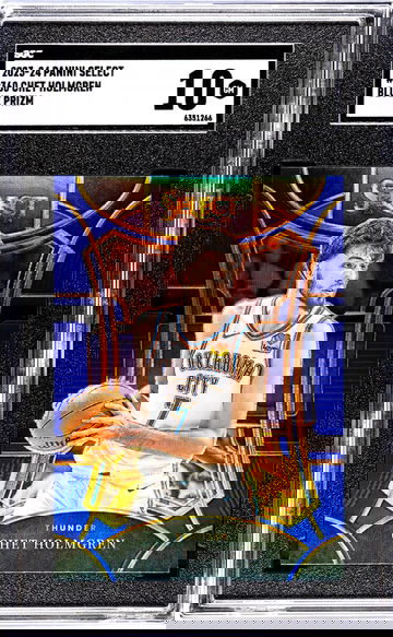 2023-24 Panini Select #360 Chet Holmgren Blue Prizm SGC 10