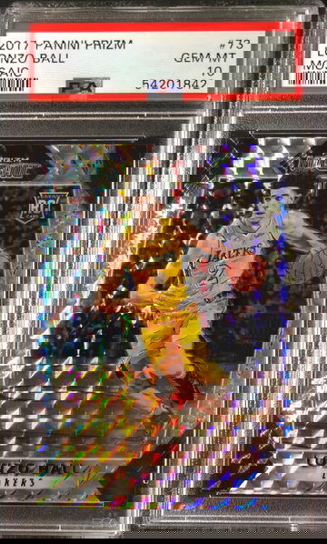 2017 Panini Prizm Lonzo Ball Mosaic PSA 10