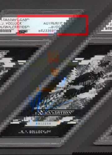 AJ Pollock Signed Autographed 2009 Elite Extra Edition #17 PSA DNA COA RC