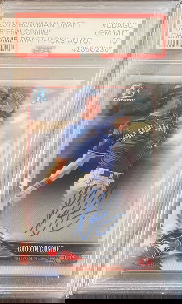 2018 Bowman Draft Griffin Conine auto