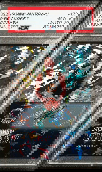 2022 Stephen Curry Panini Auto 5/5.  Pop 1